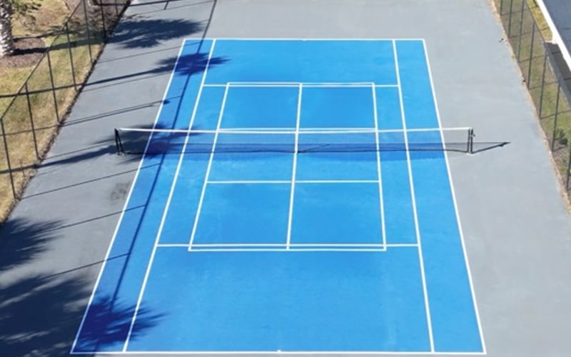 Arcadian One tennis court